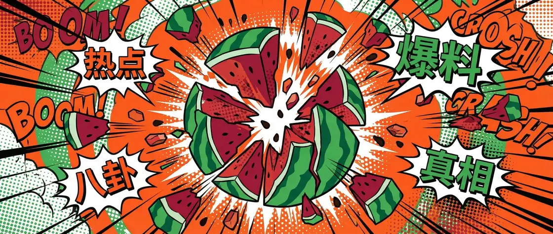 九色吃瓜 今日头瓜爆炸漫画横幅
